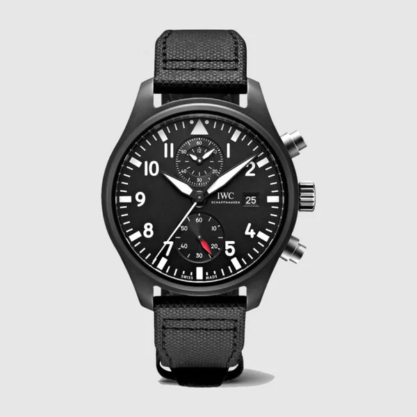 IWC 파일럿 워치 크로노그래프 탑건 44.5 IW389001