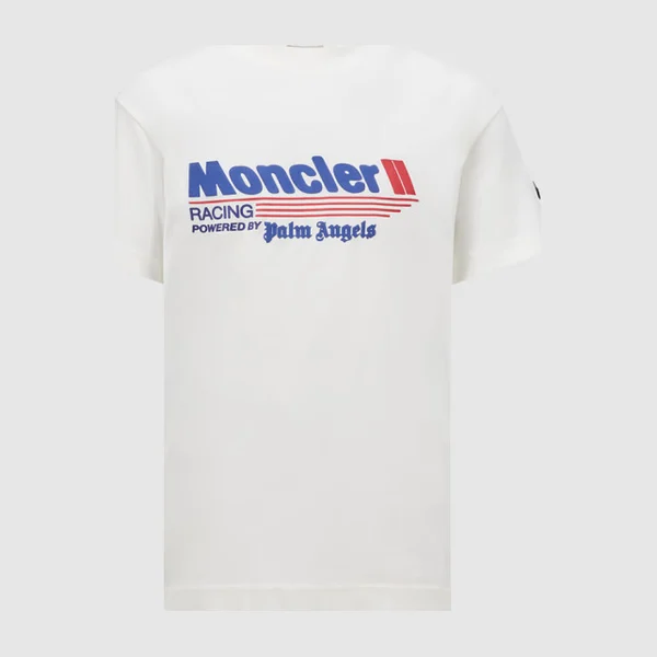 몽클레어 Moncler x Palm Angels 레이싱 로고 코튼 티셔츠