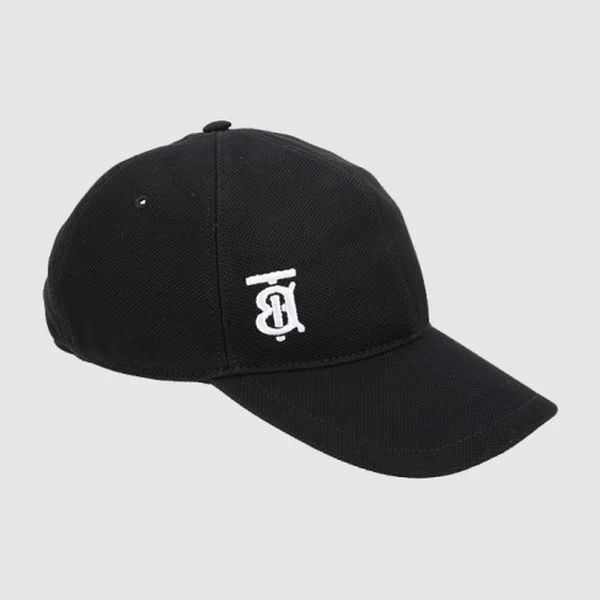 버버리 이니셜 자수 베이스볼 캡 80653471