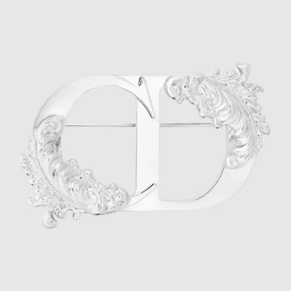 디올 CD Baroque 깃털 브로치 V1378
