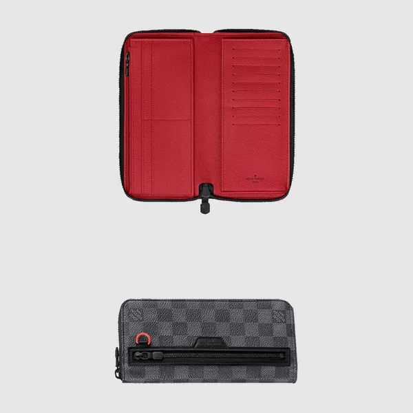 루이비통 Damier Graphite Utility 지퍼 지갑 N60355
