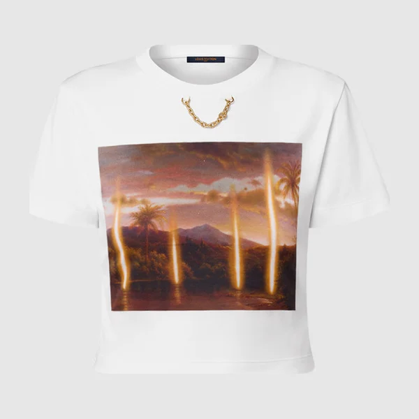 루이비통 Louis Vuitton x Laurent Grasso 프린트 티셔츠 1AHINL