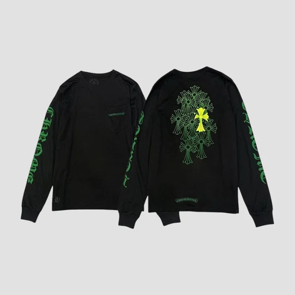 크롬하츠 세메터리 로고 롱 슬리브 티셔츠 (2color)
