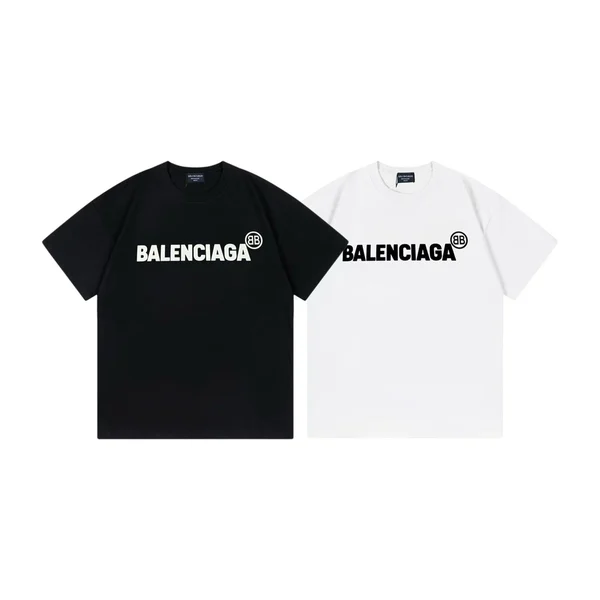 발렌시아가 가슴 로고 반팔 티셔츠 2Color