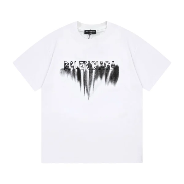 발렌시아가 빈티지 워시드 그래픽 반팔 티셔츠 2Color