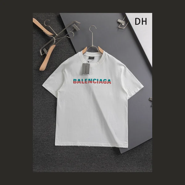 발렌시아가 로고 반팔 티셔츠 2Color