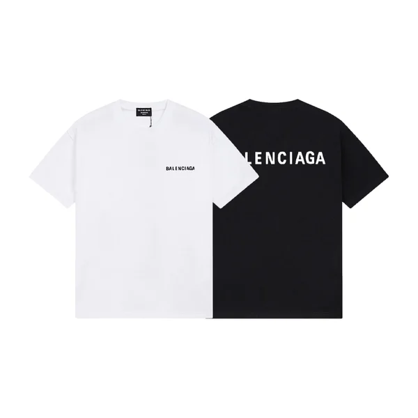 발렌시아가 로고 미디움 핏 티셔츠 2Color