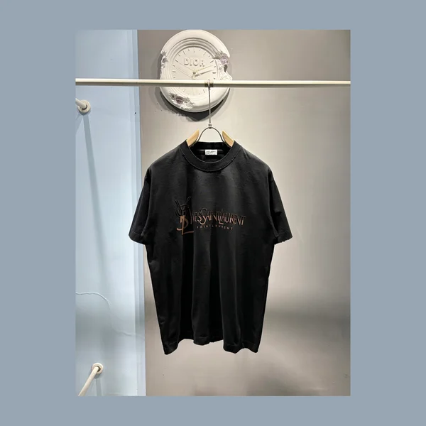 입생로랑 로고 반팔 티셔츠 2Color