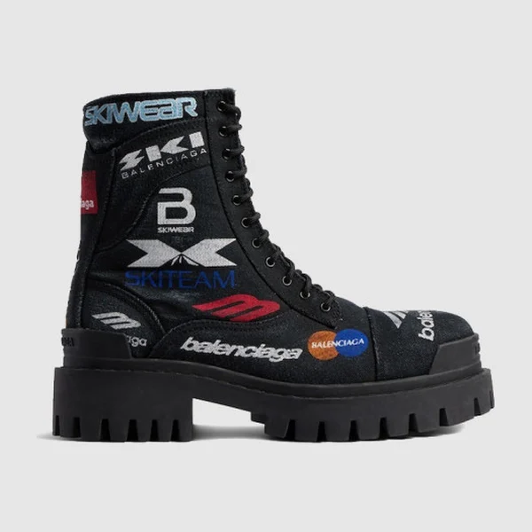 발렌시아가 컴뱃 스트라이크 20mm 부츠 694042