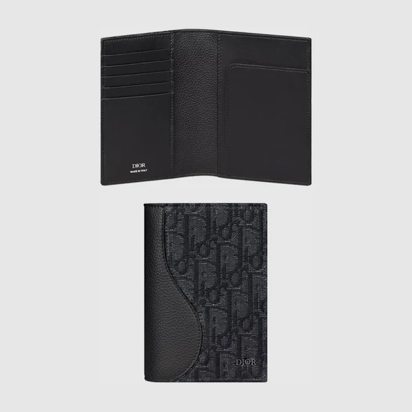 디올 Saddle 여권 커버 2ADPH