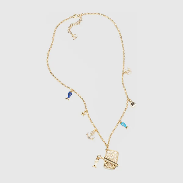 샤넬 Long Pendant 목걸이 ABF041
