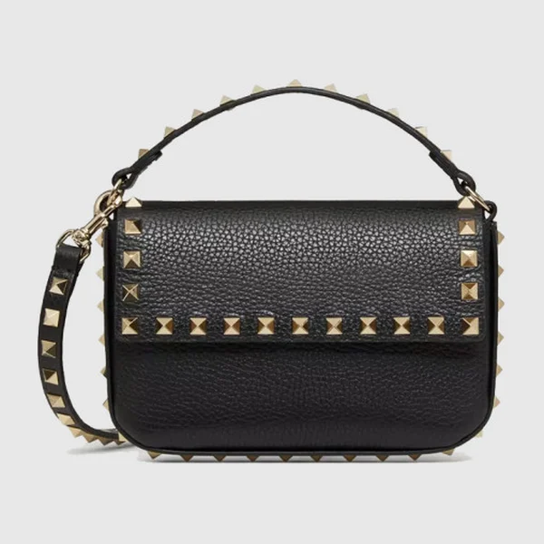 발렌티노 ROCKSTUD 그레이니 카프스킨 파우치