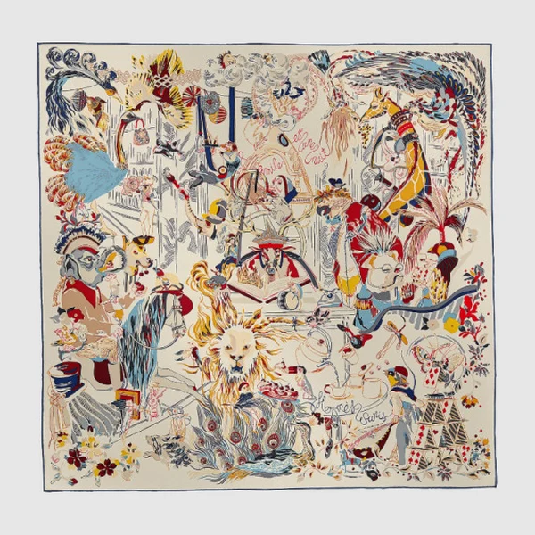 에르메스 Emile et Une Nuit 스카프 90