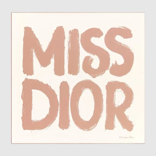 디올 MISS DIOR 올오버 90 스퀘어 스카프 45MID