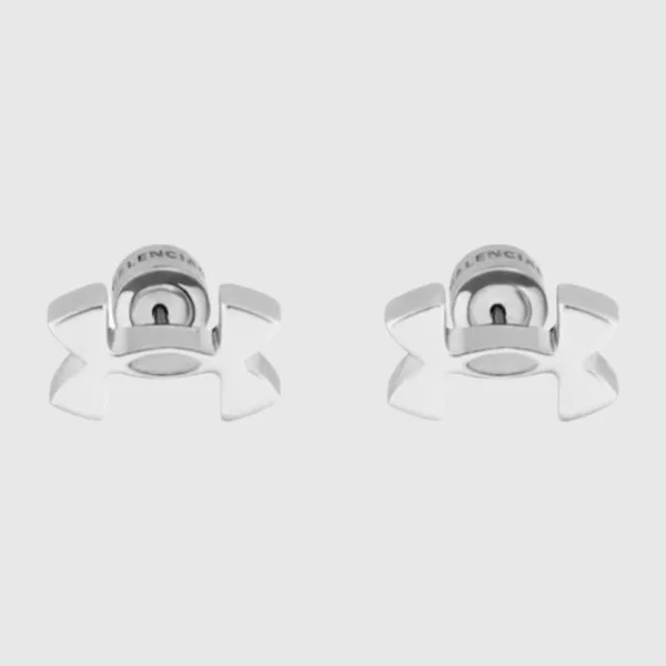 발렌시아가 스터드 이어링 실버 815439