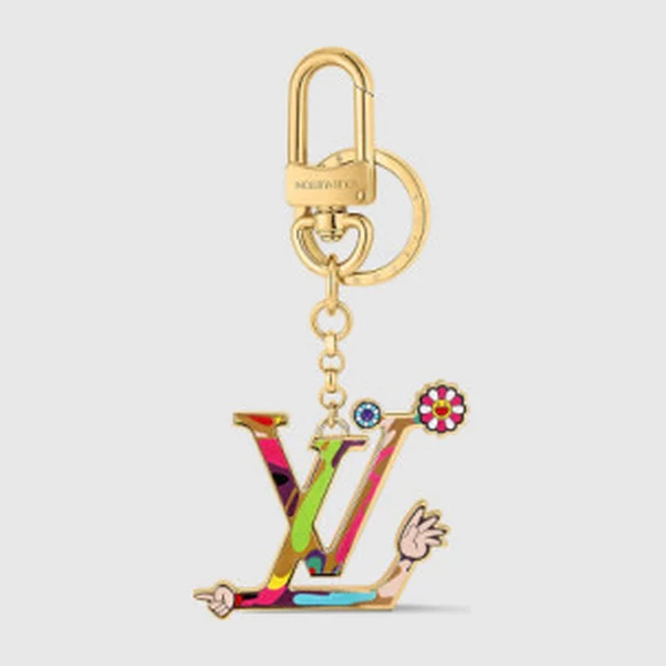 루이비통 LV x TM 아이코닉 모노그램 멀티컬러 키 홀더 M02468