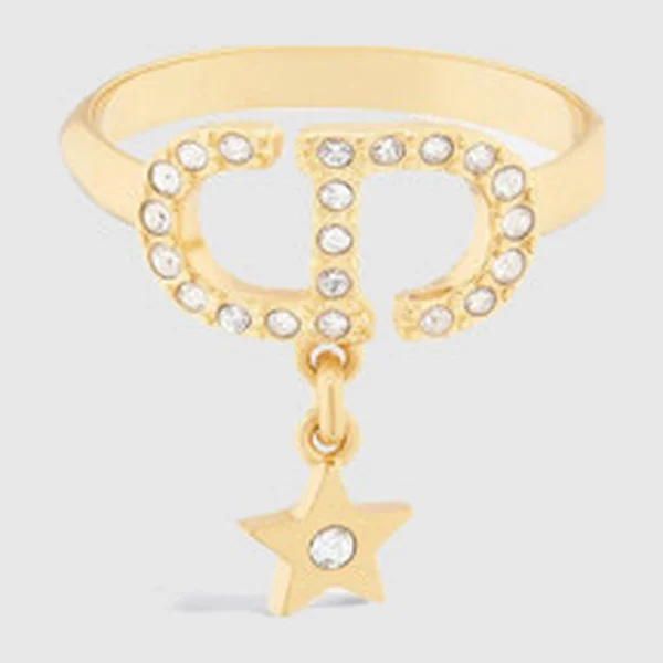 디올 Petit CD Lucky Charms 반지 R2386