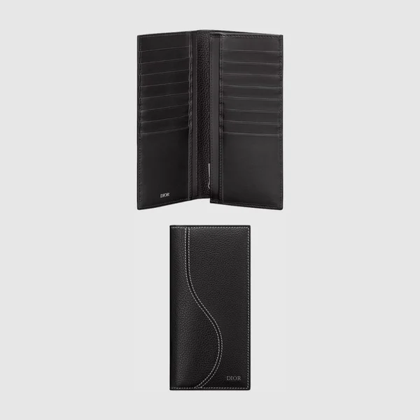 디올 Saddle 버티컬 장지갑 2ADBC