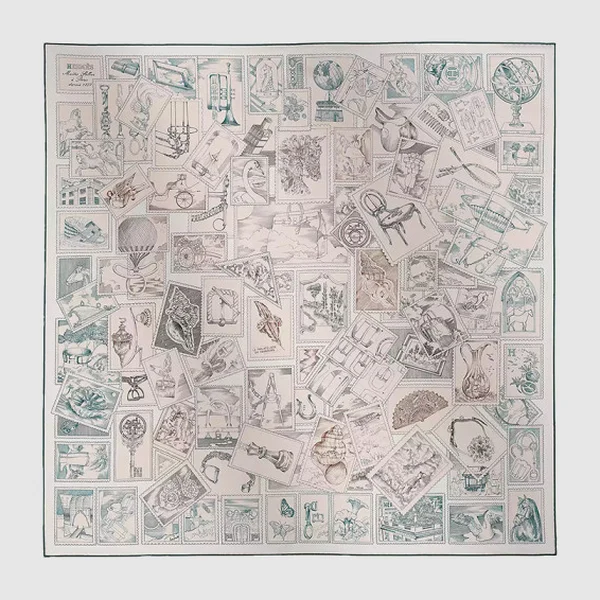 에르메스 Le Philateliste du Faubourg 스카프 90