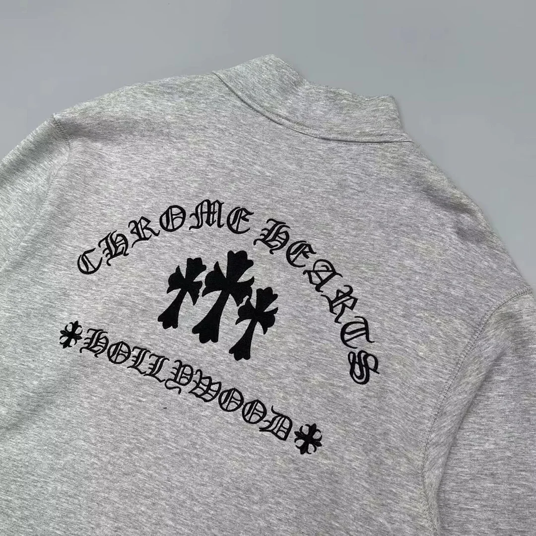 크롬하츠 세메터리 할리우드 하프 집업