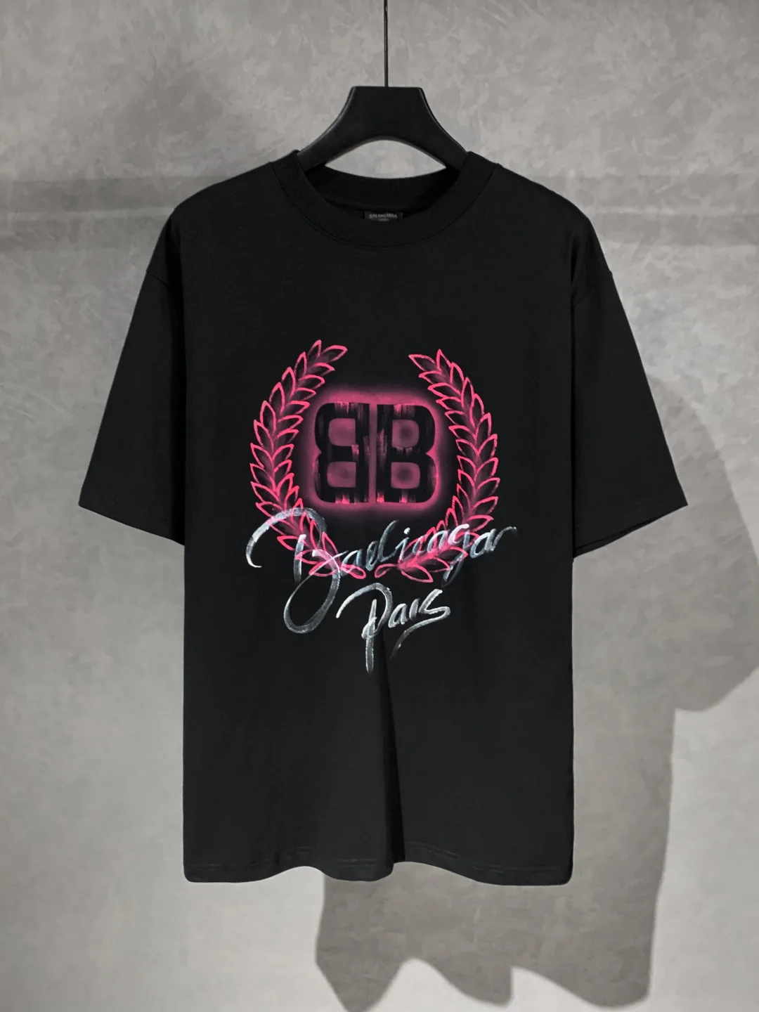 발렌시아가 BB 백 로고 반팔 티셔츠 2Color