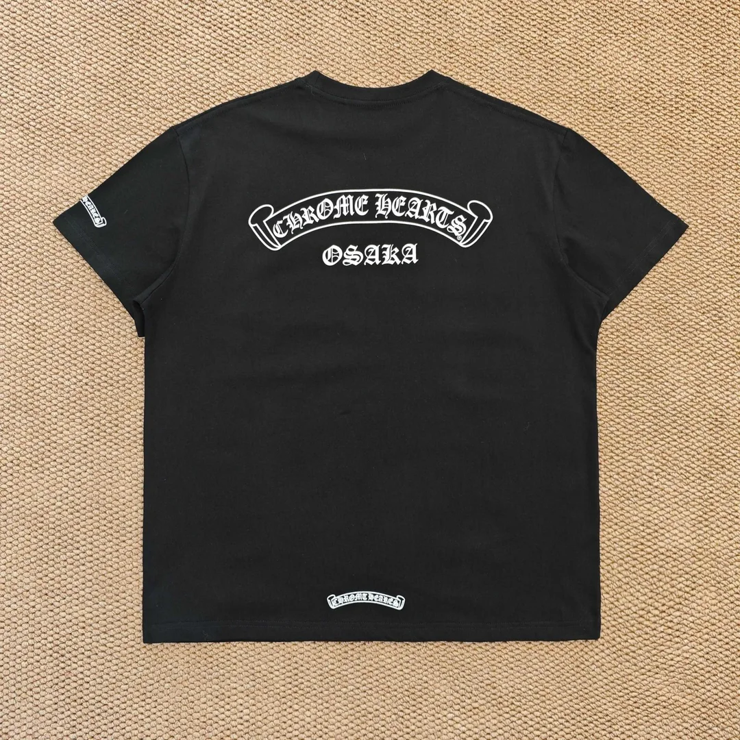 크롬하츠 스크롤 로고 티셔츠 2Color