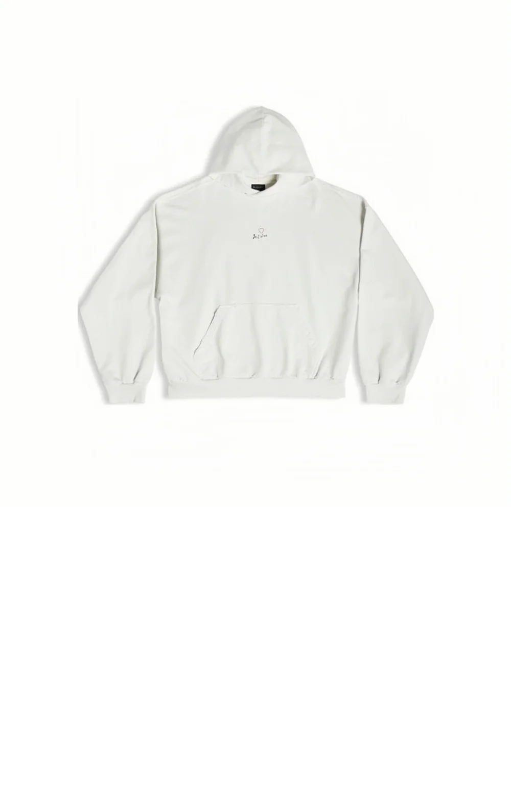 발렌시아가 후드 티셔츠