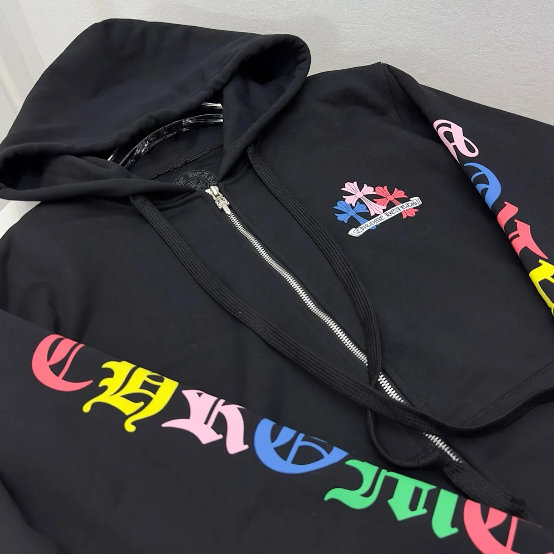 크롬하츠 멀티컬러 후드집업