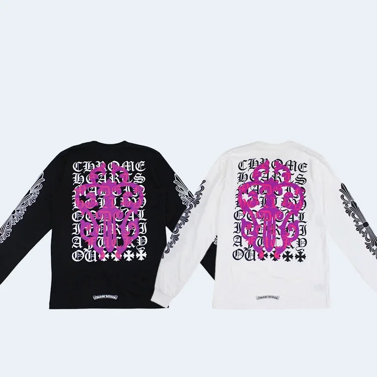 크롬하츠 아이 차트 대거 롱 슬리브 티셔츠 (2color)