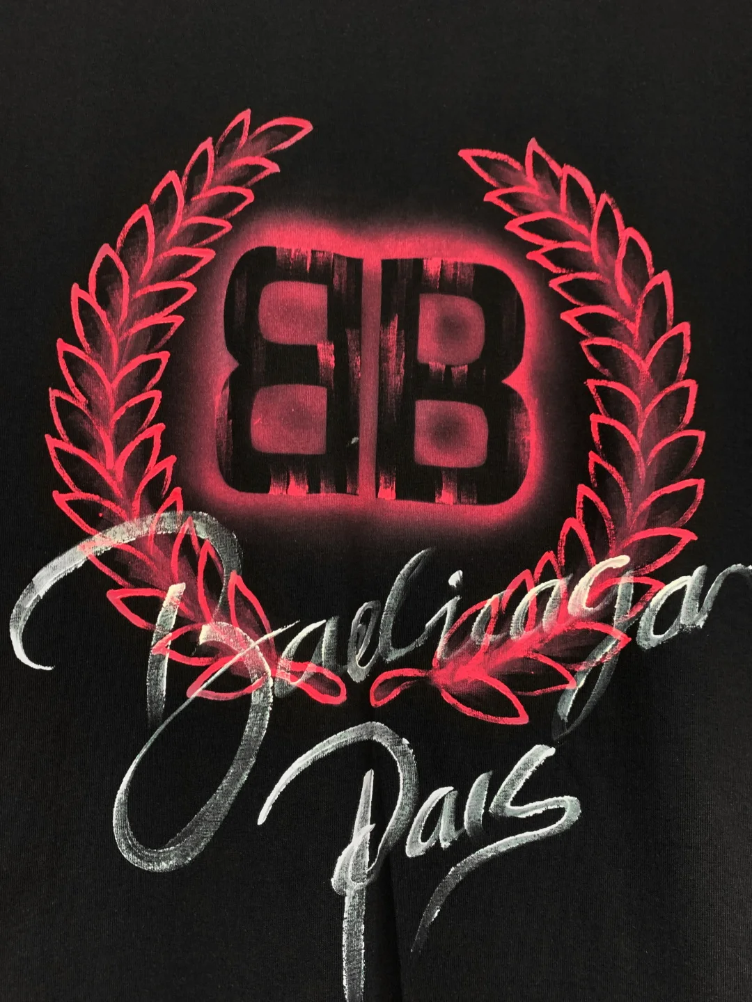 발렌시아가 BB 백 로고 반팔 티셔츠 2Color