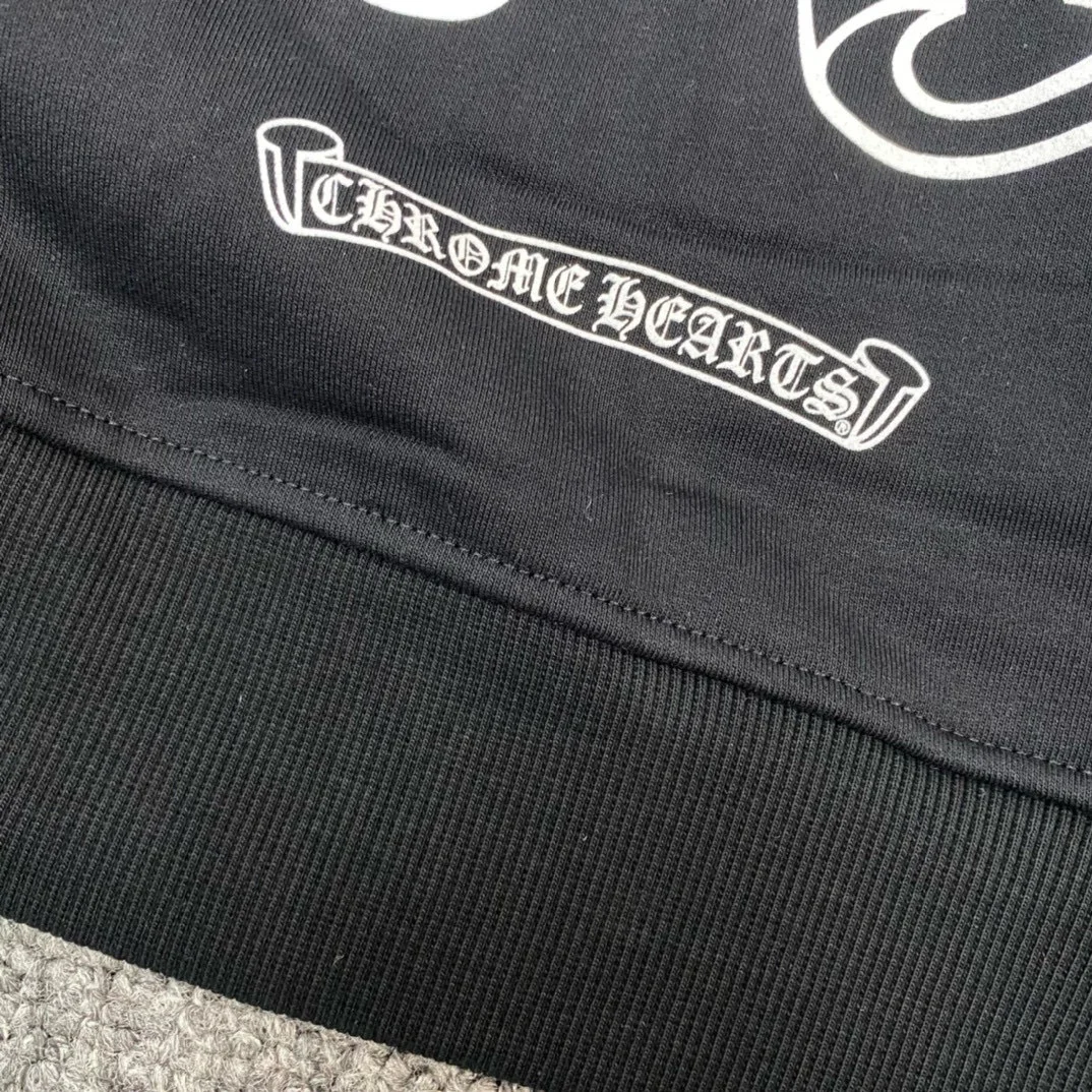 크롬하츠 멀티 컬러 홀스슈 로고 후드 집업