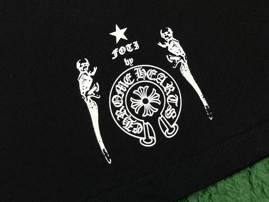 크롬하츠 포티 헤리스티터 티셔츠 2color (black) (white)