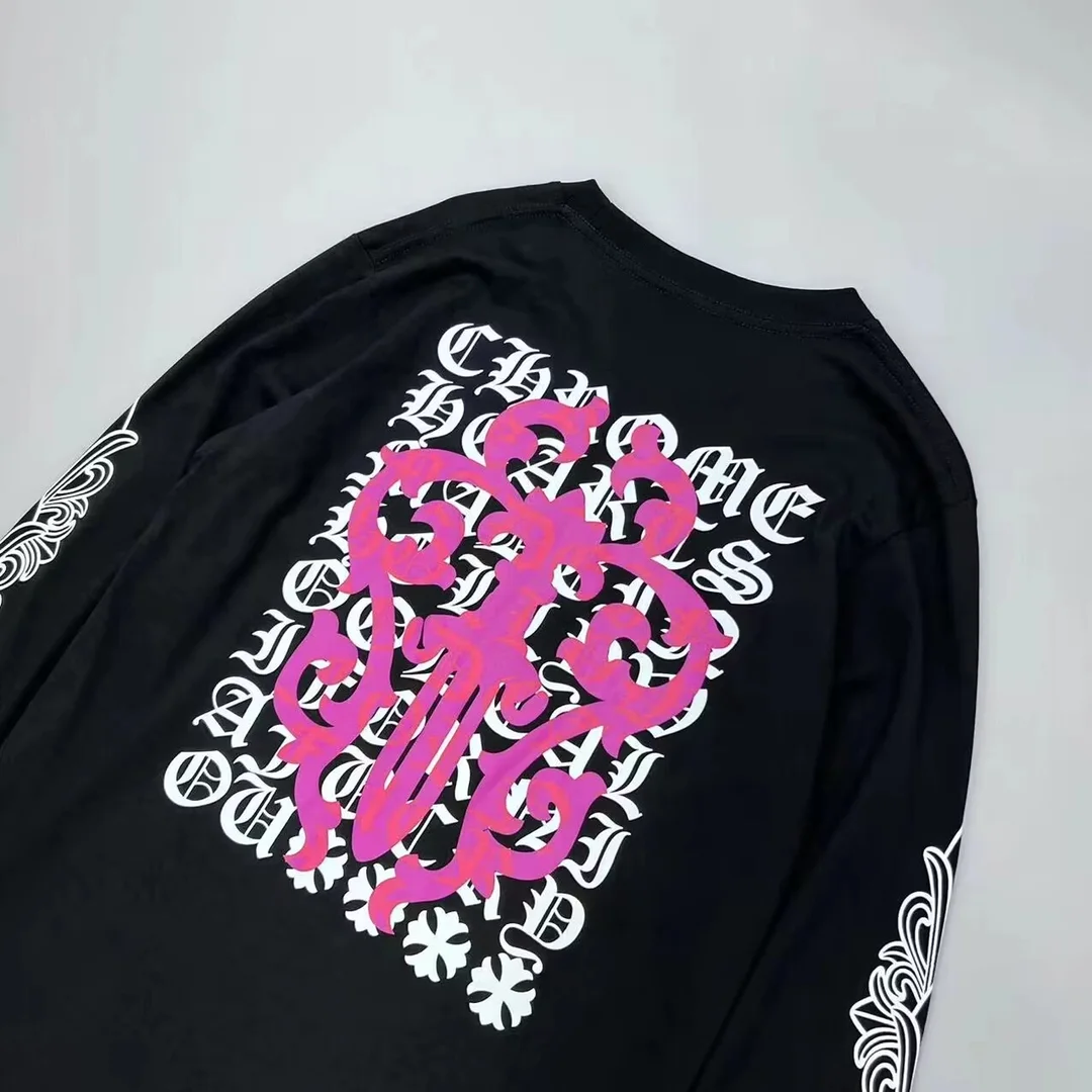 크롬하츠 아이 차트 대거 롱 슬리브 티셔츠 (2color)