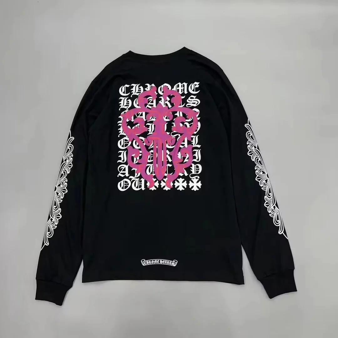 크롬하츠 아이 차트 대거 롱 슬리브 티셔츠 (2color)