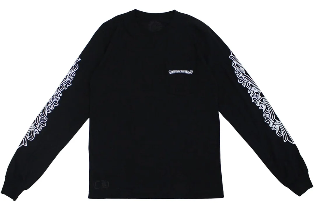 크롬하츠 아이 차트 대거 롱 슬리브 티셔츠 (2color)