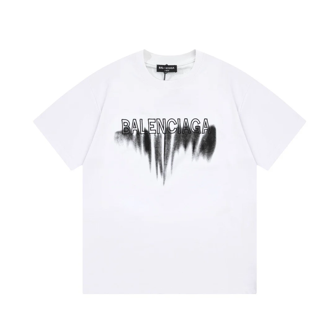 발렌시아가 빈티지 워시드 그래픽 반팔 티셔츠 2Color