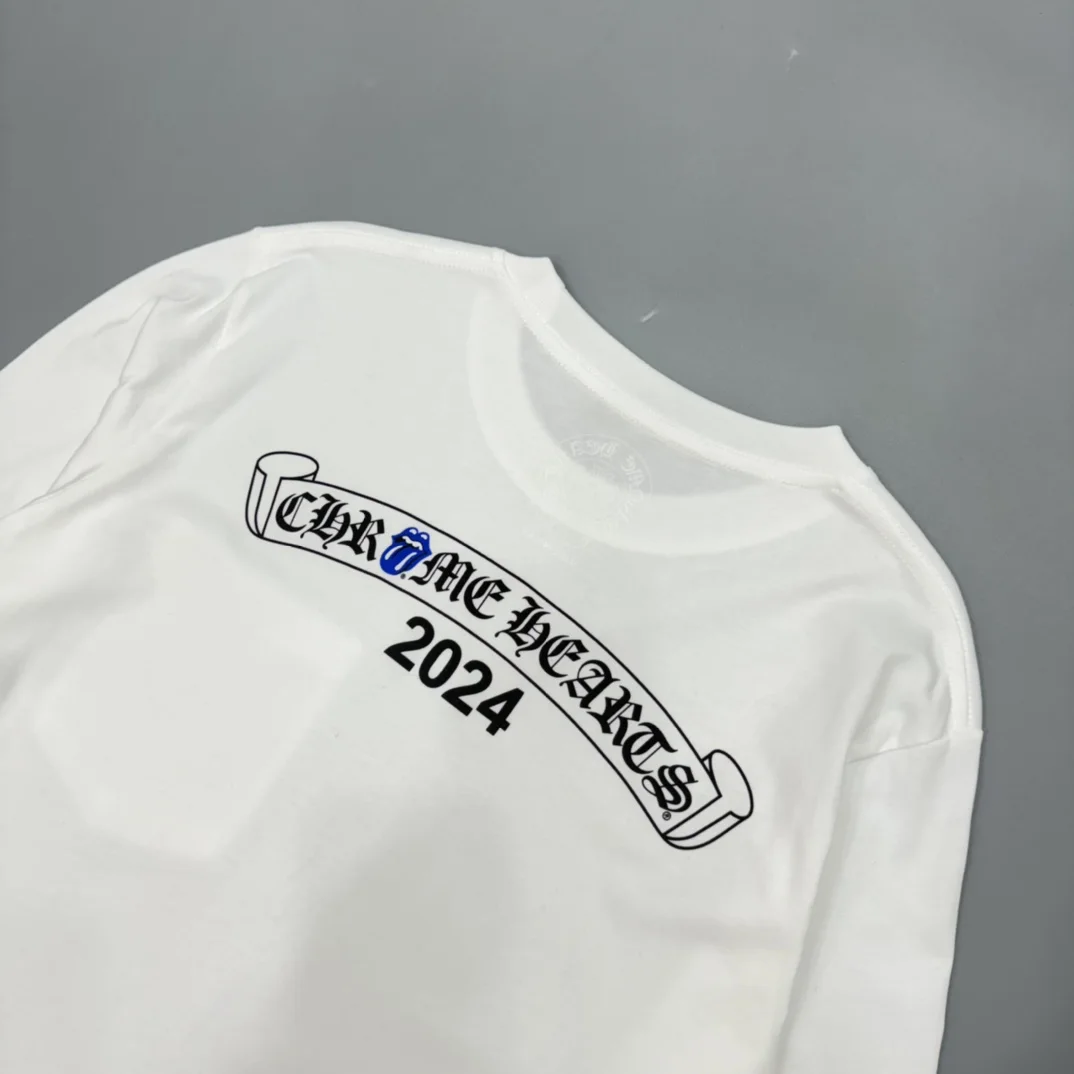 크롬하츠 롤링 스톤즈 블루 텅 롱슬리브