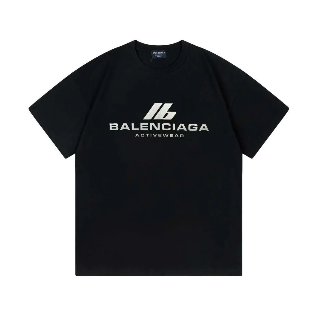 발렌시아가 액티브웨어 미디엄 핏 반팔 티셔츠 2Color