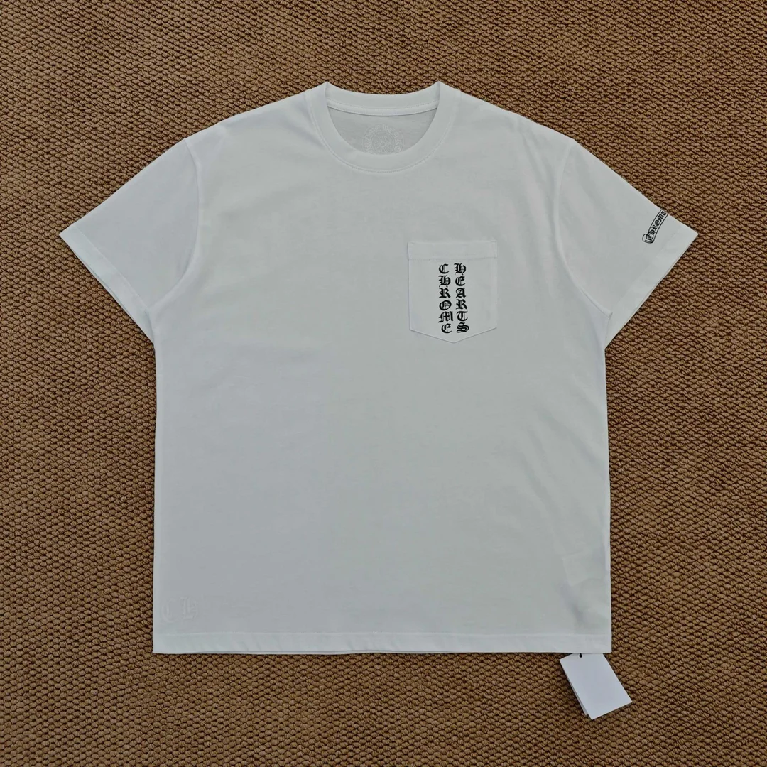 크롬하츠 스크롤 로고 티셔츠 2Color