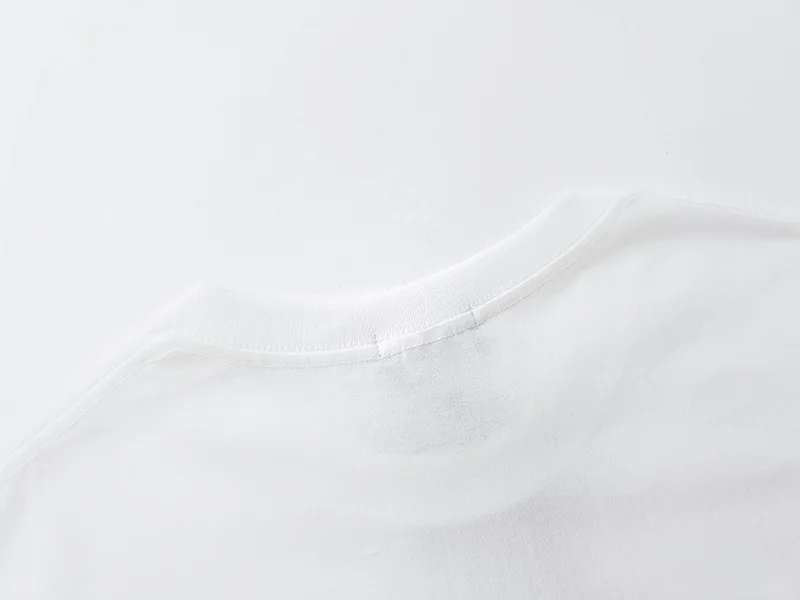 발렌시아가 양면 로고 프린트 반팔 티셔츠 화이트