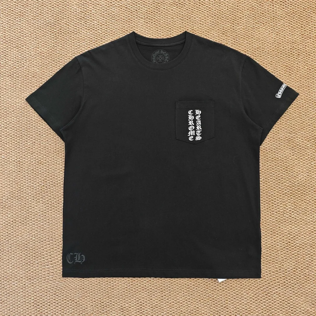 크롬하츠 스크롤 로고 티셔츠 2Color