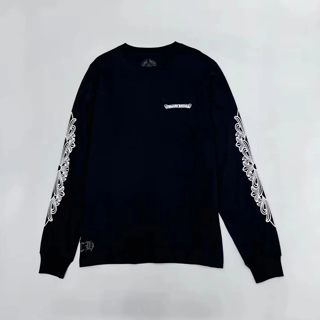 크롬하츠 아이 차트 대거 롱 슬리브 티셔츠 (2color)