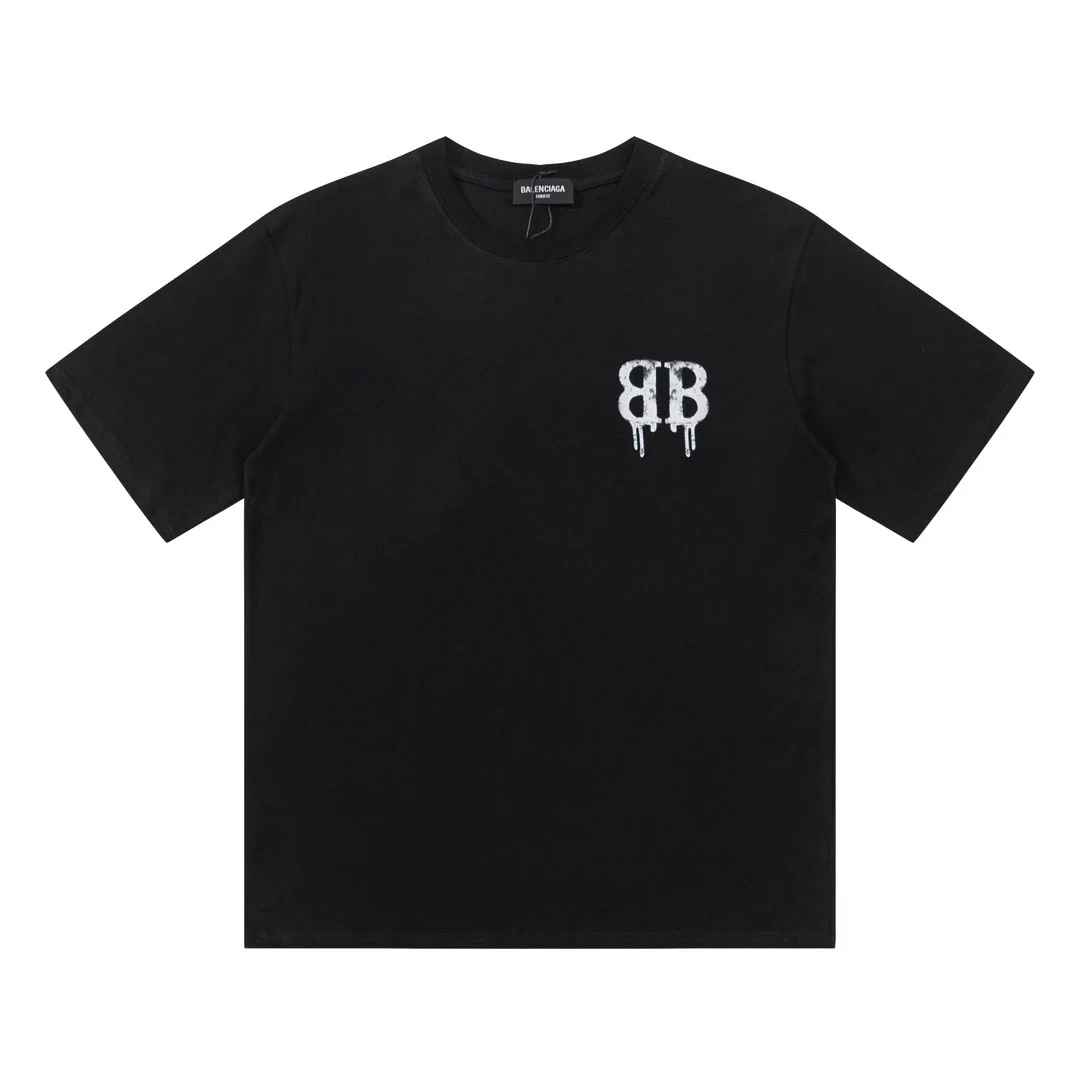 발렌시아가 스톤로고 반팔 티셔츠 2Color