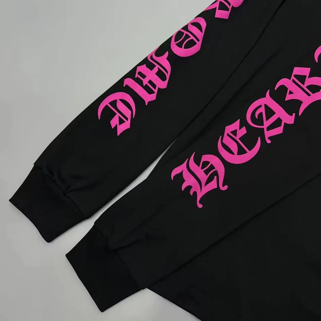 크롬하츠 넥 로고 롱 슬리브 티셔츠 (2color)