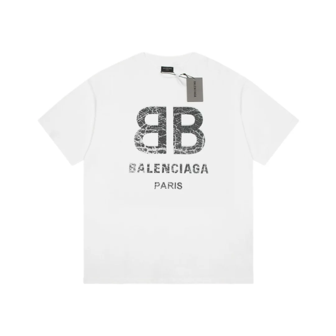 발렌시아가 파리 로고 반팔 티셔츠 2Color