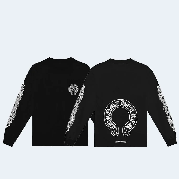 크롬하츠 클래식 홀스슈 롱 슬리브 티셔츠 (2color)