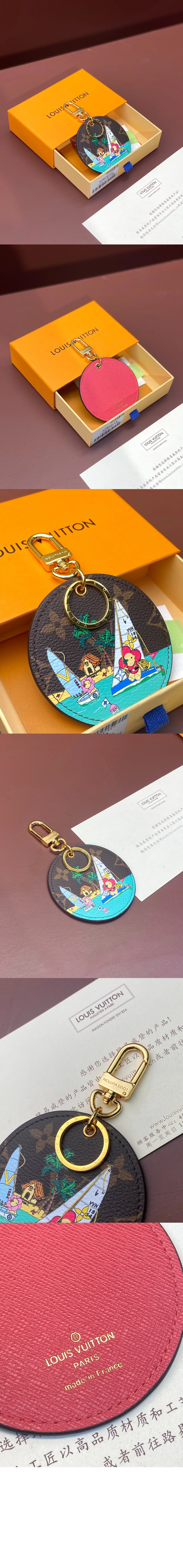 루이비통 일러스트 비비엔 세일 키 홀더 M82634