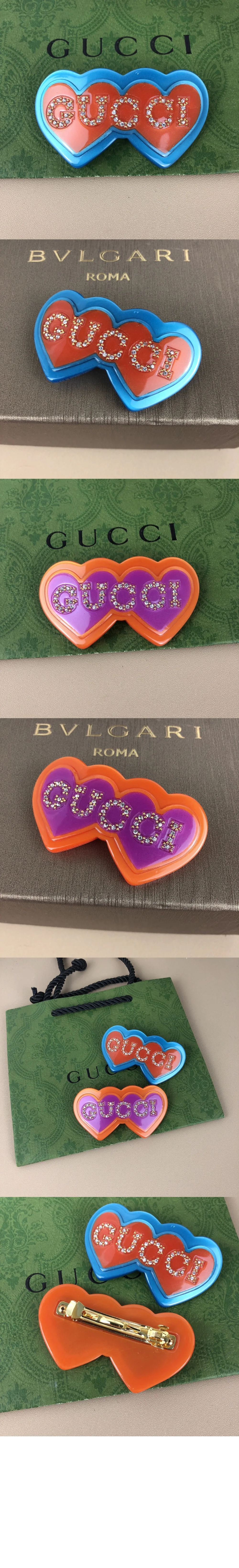 구찌 투하트 수지 머리핀 729611