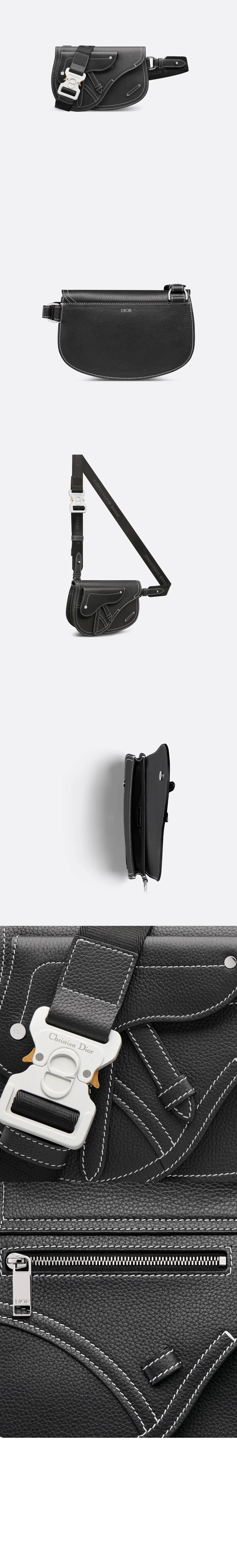 디올 새들 파우치 크로스백 1ADPO