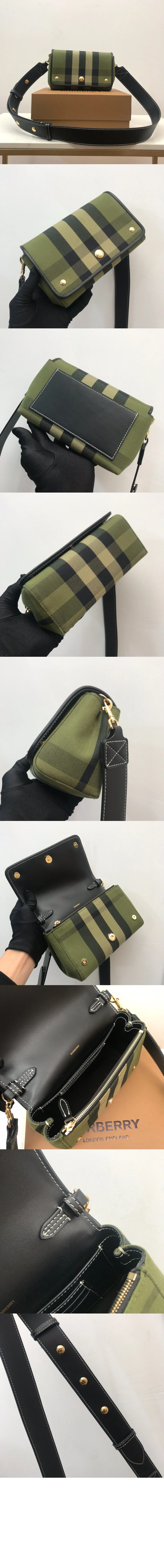 버버리 스몰 체크 숄더백 8041866